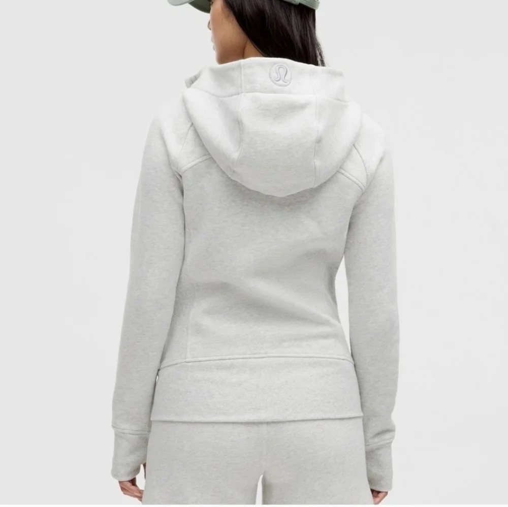 Scuba Full Zip Hoodie Size 8 Gray